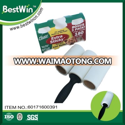 Lint Remover Roller With Plastic Handle,sticky cleaning silicon roller,cleaning roller