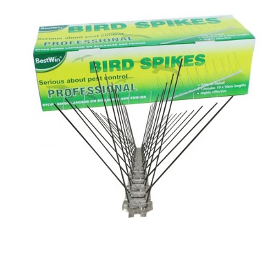 High Quality Stainless Steel Anti Bird Pigeon Spike Strips Repellent For Roof