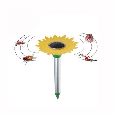 BSTW solar mosquito killer lamp with ultrasonic animal repeller